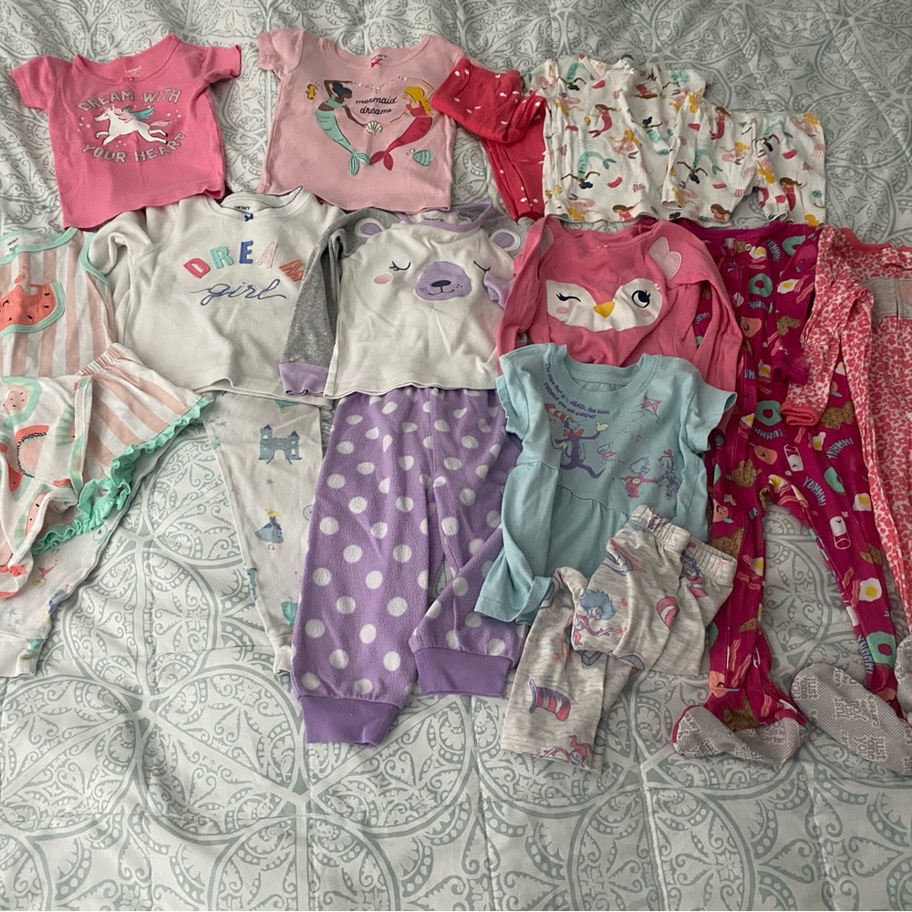 2T girls Pajama bundle / lot
